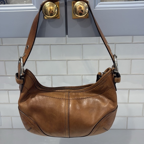 Coach Vintage Camel Tan Color Satchel—GORGEOUS LEATHER!  Great Vtg. Condition! - Picture 1 of 10
